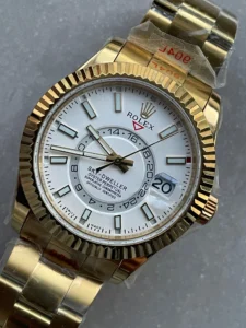 Skydweller SS/YG Noob Best Edition White Dial on SS/YG Bracelet A23J