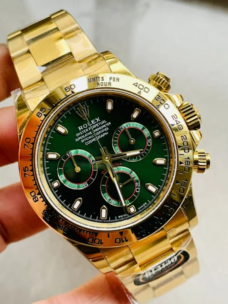 Daytona 116508 BTF 1:1 Best Edition Green Dial on YG 18K Bracelet SA4130