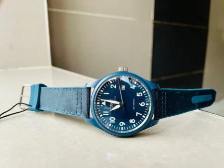 Pilot’s Watch ‘Laureus Sport for Good’ Blue Ceramic M+F Best Edition on Blue Nylon Strap A2892