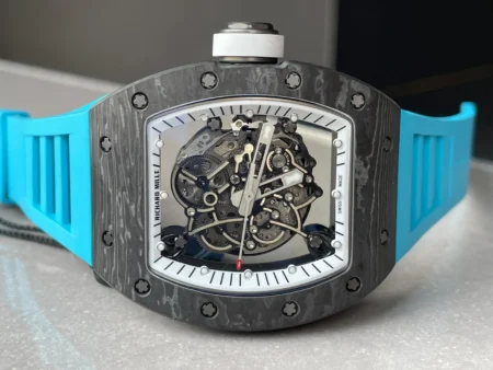 RM055 NTPT ZF 11 Best Edition Blue Bezel Blue Crown on Rubber Strap RMUL2