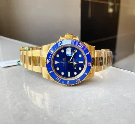 Submariner 116618 LB Blue Ceramic YG Plated 904L Steel VSF 1:1 Best Edition VS3135