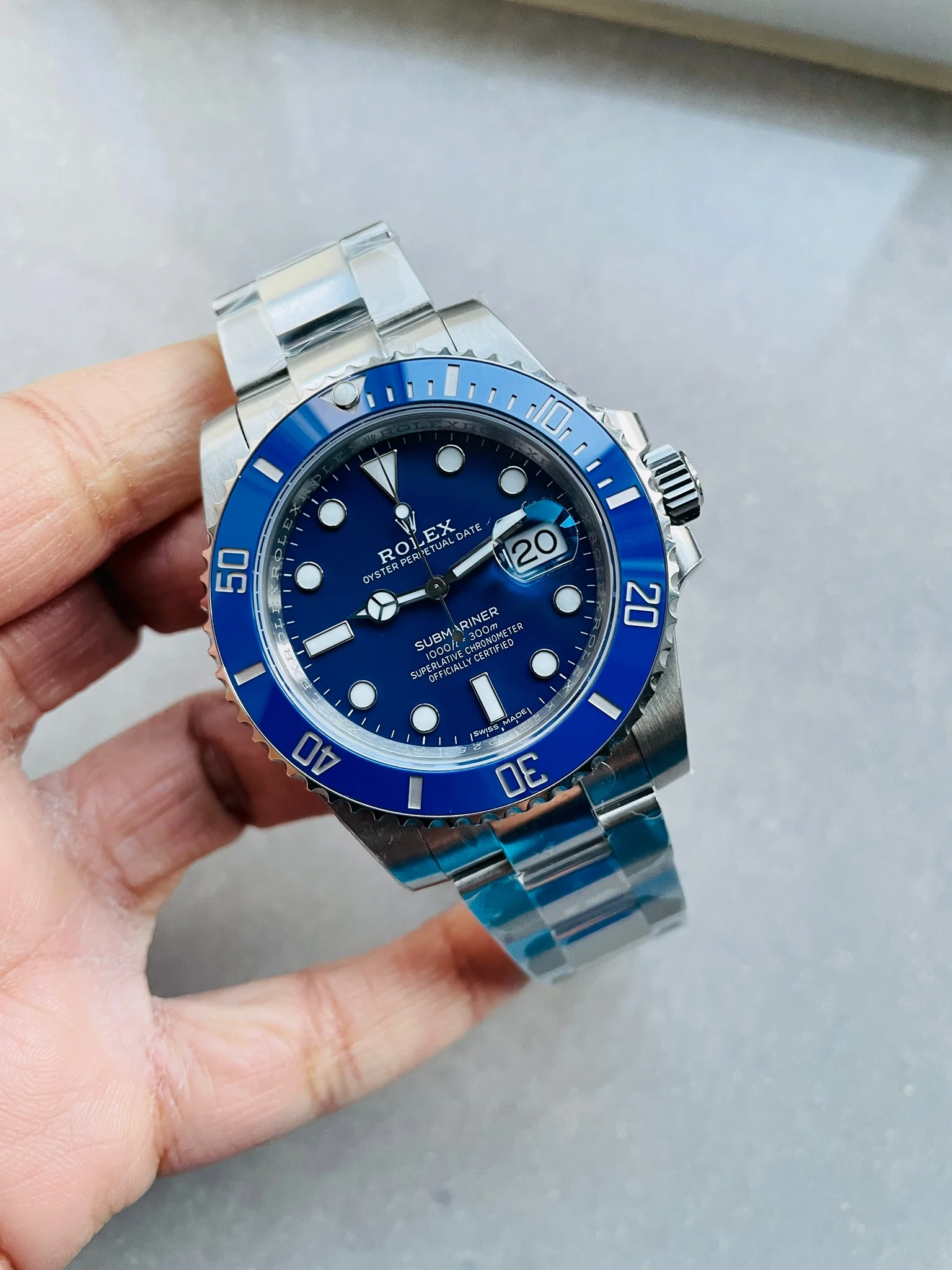 Submariner 116619 LB Blue Ceramic 904L Steel VSF 11 Best Edition VS3135