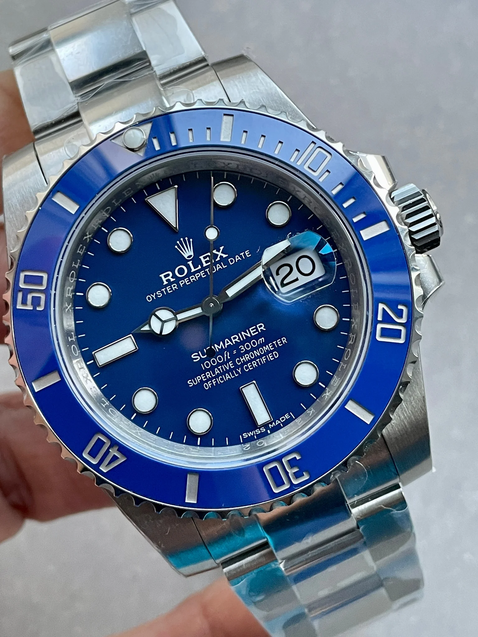 Submariner 116619 LB Blue Ceramic 904L Steel VSF 11 Best Edition VS3135