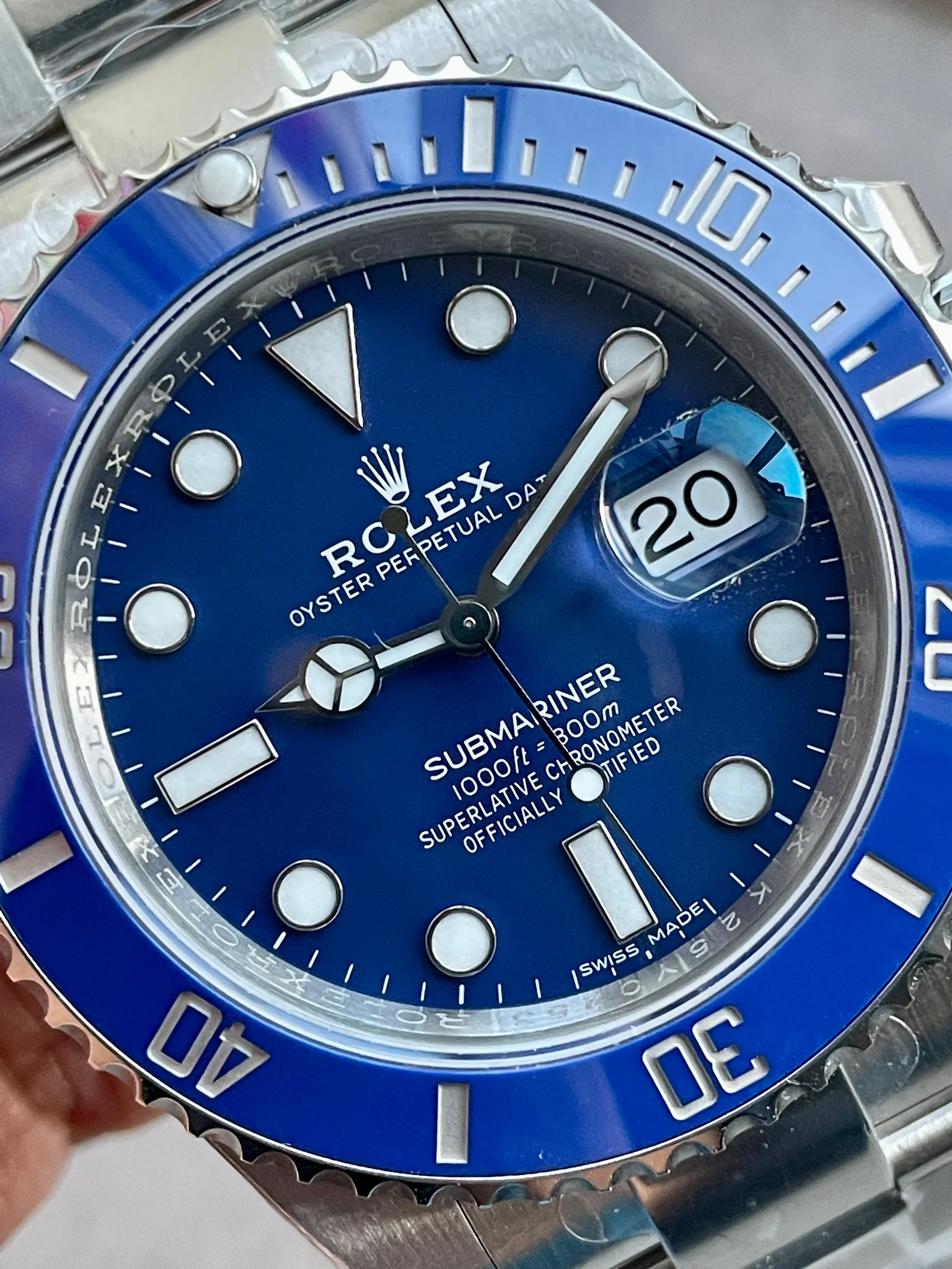 Submariner 116619 LB Blue Ceramic 904L Steel VSF 11 Best Edition VS3135