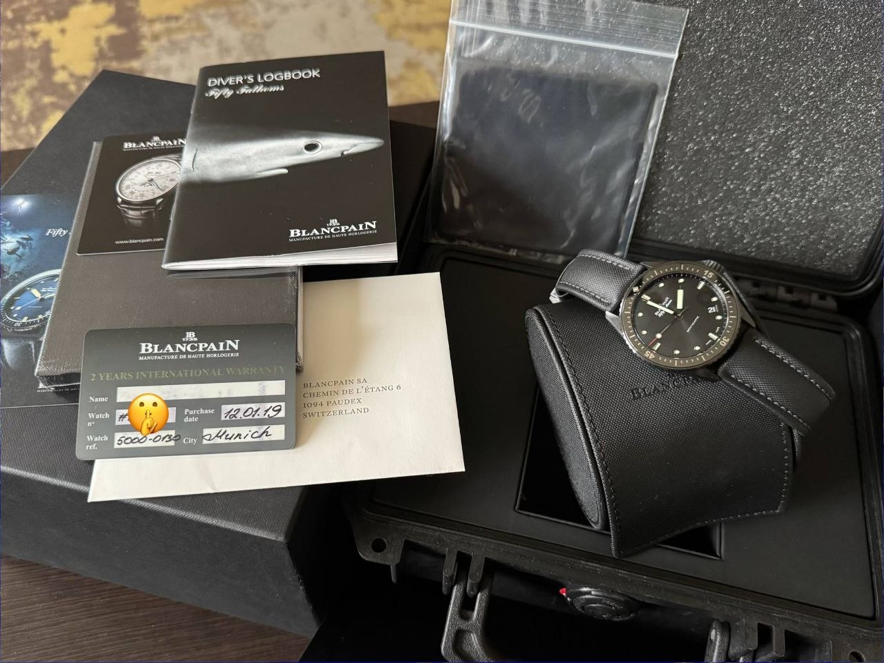 Blancpain Fifty Fathoms Bathyscaphe Ceramic4