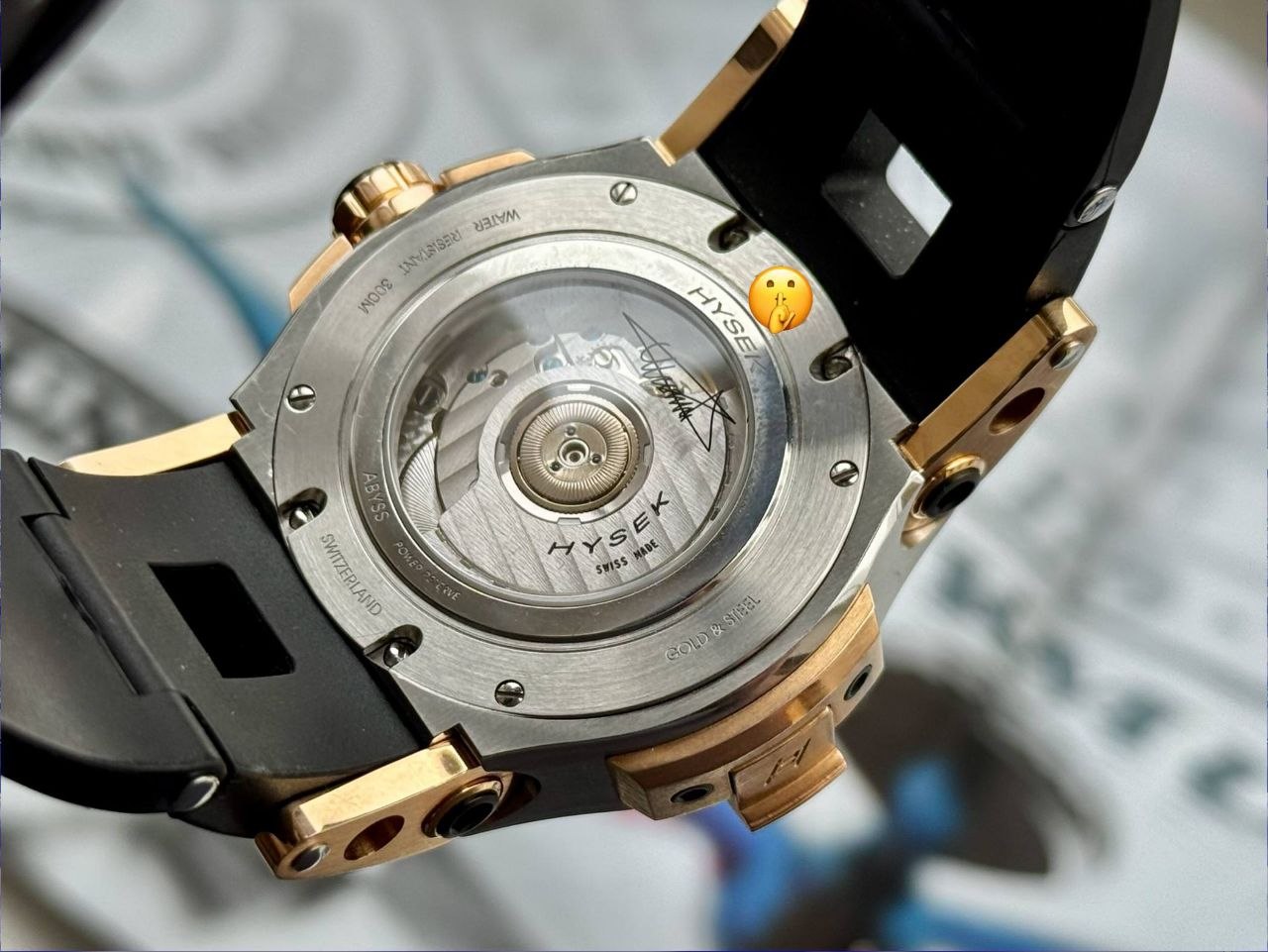 Hysek Abyss Power Reserve SteelGold